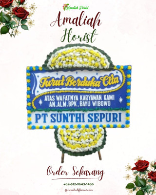 Papan Bunga Duka di Tanjung Kemuning