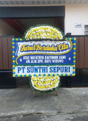 Papan Bunga Duka di Tanjung Kemuning