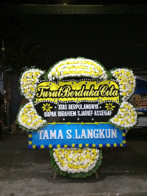 Papan Bunga Duka di Tanjung Kemuning